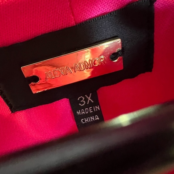262. NWT ALEXIA ADMOR Katrina Midi Dress 3X - Picture 4 of 9
